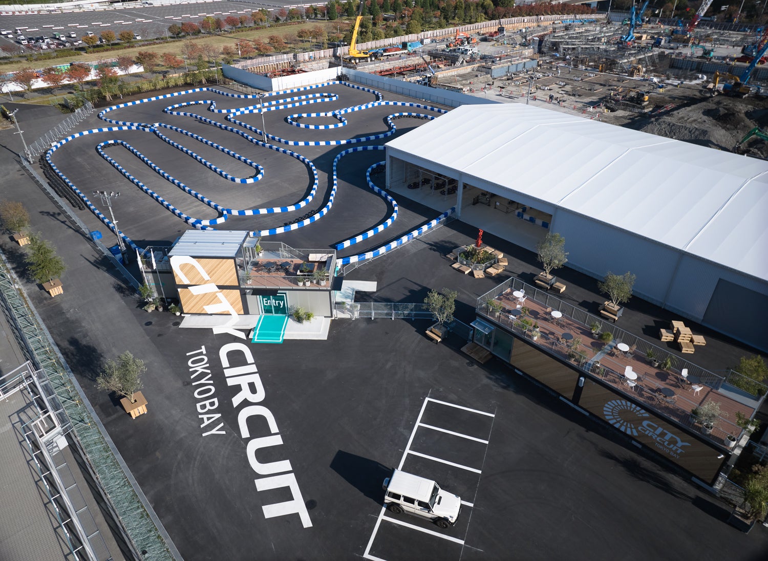 国内最大級のEV(電動)カートを中心とした都市型サーキット「CITY CIRCUIT TOKYO BAY(シティサーキット東京ベイ)」